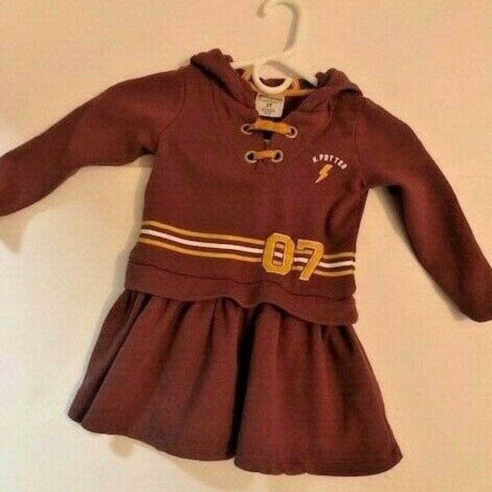Harry Potter Sweater Dress Size 3T Wear to the Forbidden Forest Exper. Halloween